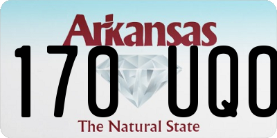 AR license plate 170UQO