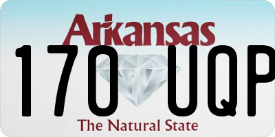AR license plate 170UQP