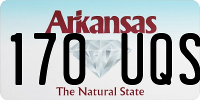 AR license plate 170UQS