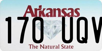AR license plate 170UQV
