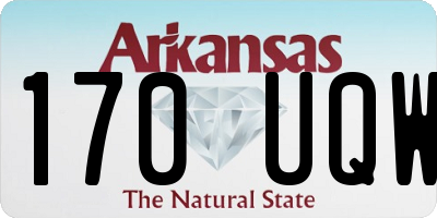 AR license plate 170UQW