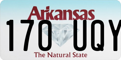 AR license plate 170UQY