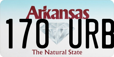 AR license plate 170URB