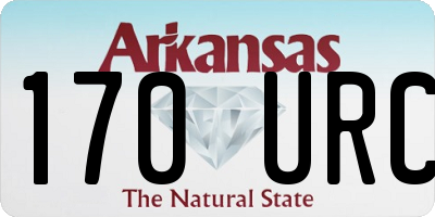 AR license plate 170URC