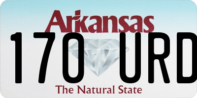 AR license plate 170URD