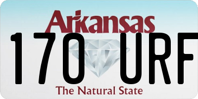 AR license plate 170URF