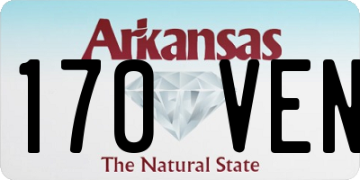 AR license plate 170VEN