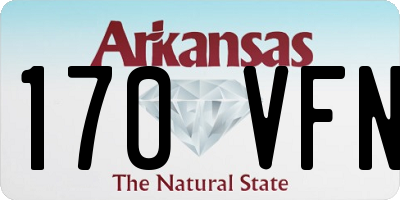 AR license plate 170VFN