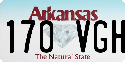 AR license plate 170VGH