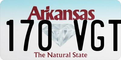 AR license plate 170VGT