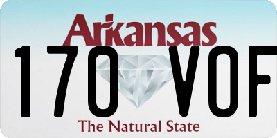 AR license plate 170VOF