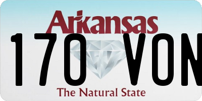 AR license plate 170VON