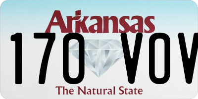 AR license plate 170VOV