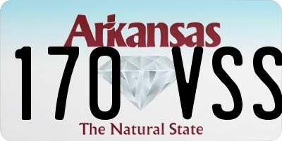 AR license plate 170VSS