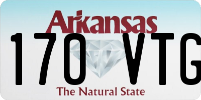 AR license plate 170VTG
