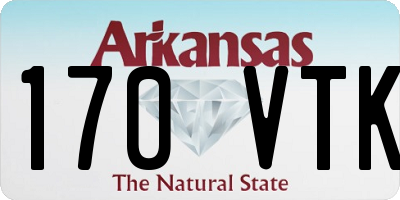 AR license plate 170VTK
