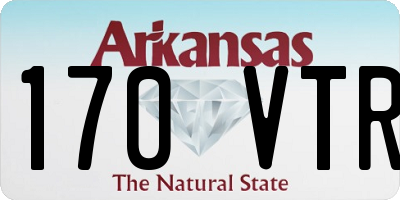 AR license plate 170VTR