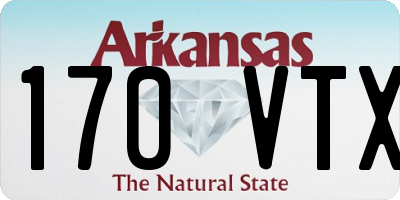 AR license plate 170VTX