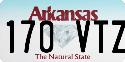 AR license plate 170VTZ