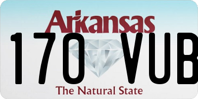 AR license plate 170VUB