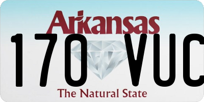 AR license plate 170VUC