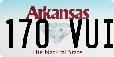 AR license plate 170VUI