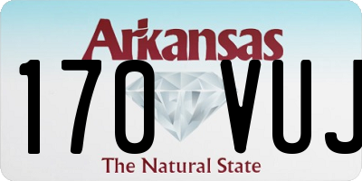 AR license plate 170VUJ
