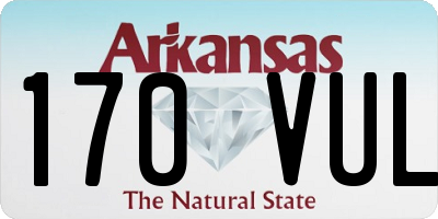 AR license plate 170VUL