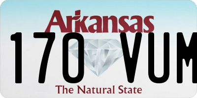 AR license plate 170VUM