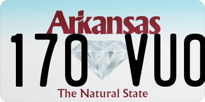 AR license plate 170VUO