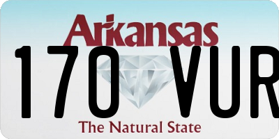 AR license plate 170VUR