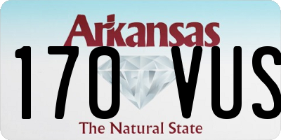 AR license plate 170VUS
