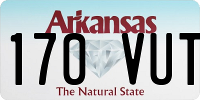 AR license plate 170VUT