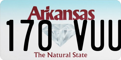 AR license plate 170VUU