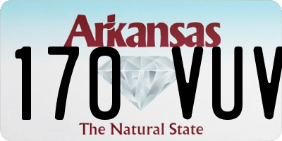 AR license plate 170VUV