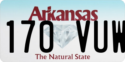 AR license plate 170VUW
