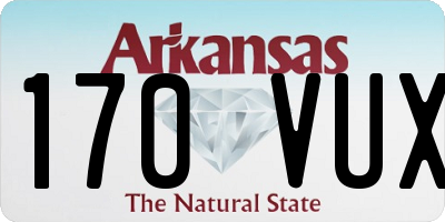 AR license plate 170VUX