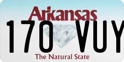 AR license plate 170VUY