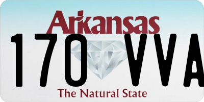 AR license plate 170VVA