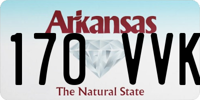 AR license plate 170VVK