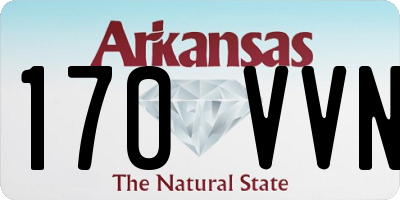 AR license plate 170VVN