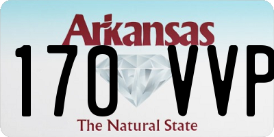 AR license plate 170VVP