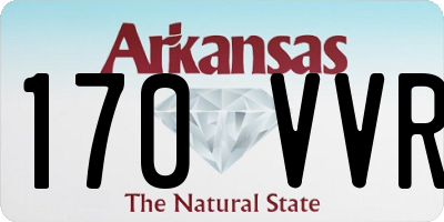 AR license plate 170VVR