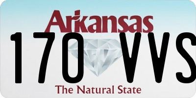AR license plate 170VVS