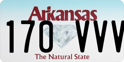 AR license plate 170VVV