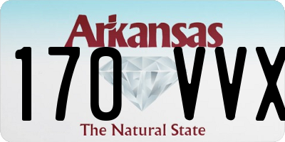 AR license plate 170VVX