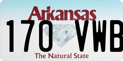 AR license plate 170VWB