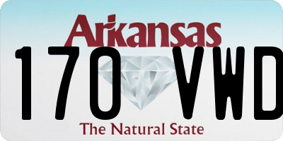 AR license plate 170VWD