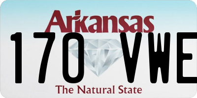 AR license plate 170VWE