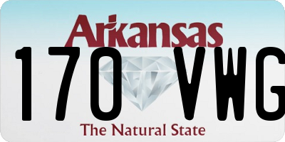 AR license plate 170VWG